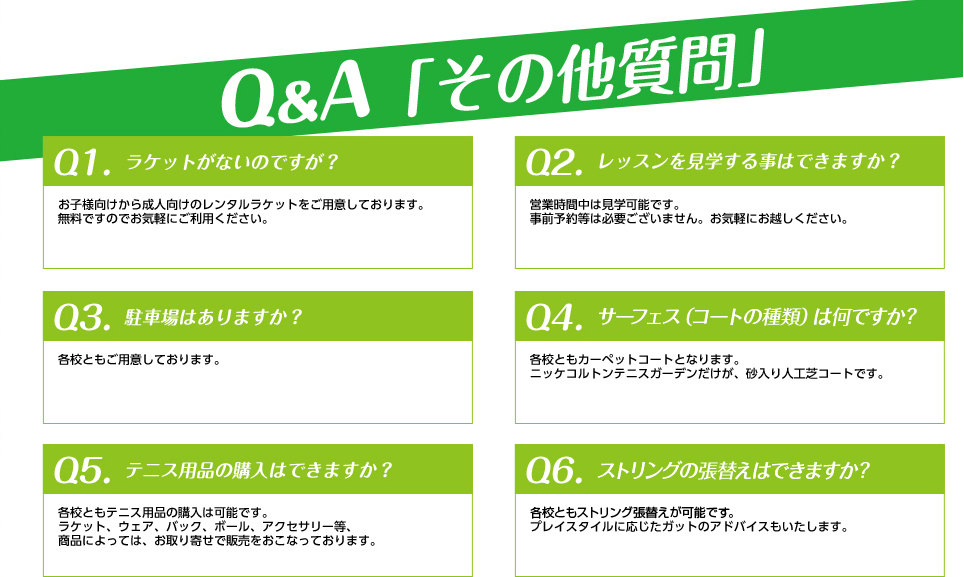 Q＆A　その他の質問